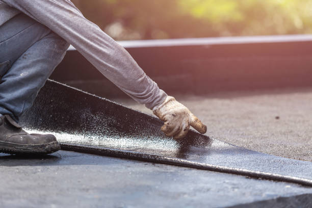Professional Emergency Waterproofing technician working in Boonton, NJ